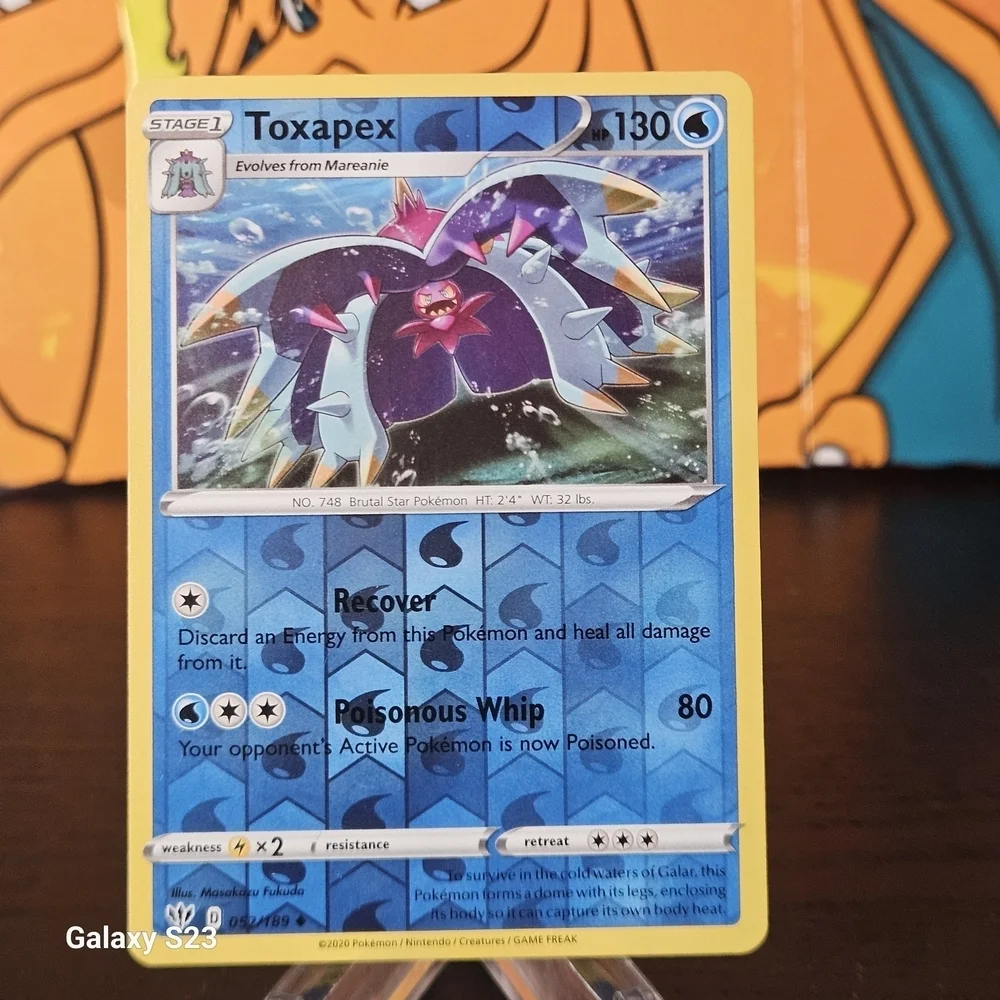 Toxapex 052/189 Pokémon TCG Reverse Holo